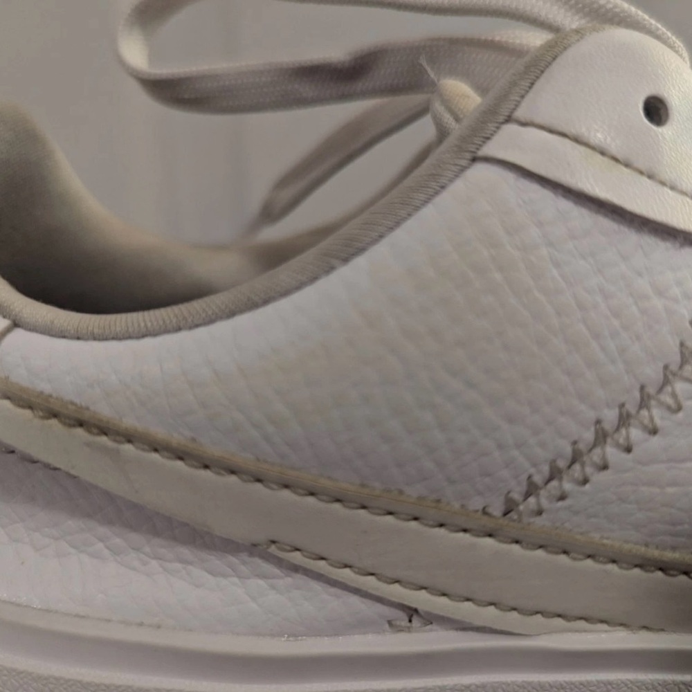 Women's Nike Air Force 1 PLT.AF.ORM Triple White Size 8.5 - Picture 9 of 13